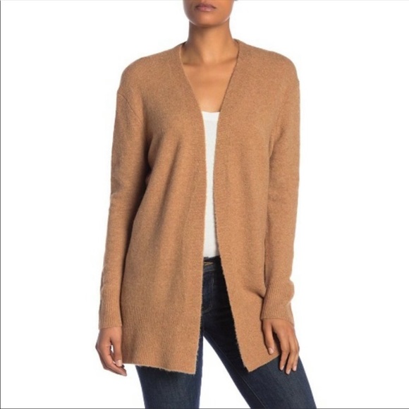 Madewell Sweaters - Madewell Tan Walker Cardigan Sweater Knit polyamide Merino Wool Alpaca Size M